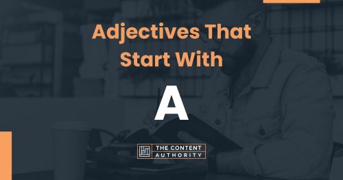 adjectives that start with a
