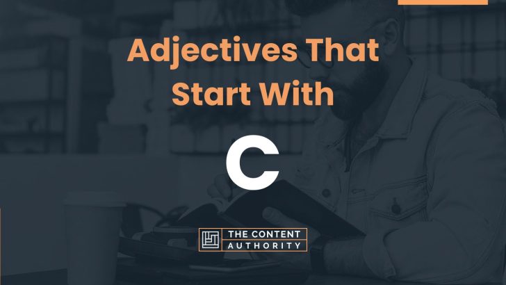 340+ Adjectives That Start With C (Many Categories)
