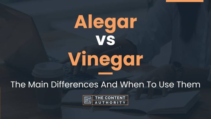 Alegar vs Vinegar: The Main Differences And When To Use Them