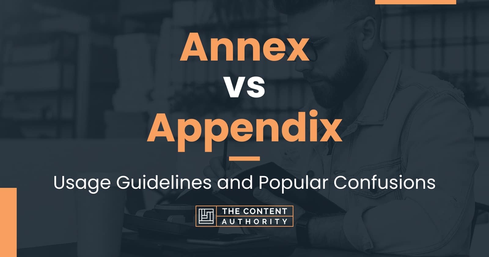 thesis annex and appendix