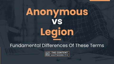 Anonymous vs Legion: Fundamental Differences Of These Terms