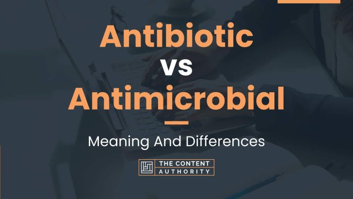 Antibiotic Vs Antimicrobial Meaning And Differences