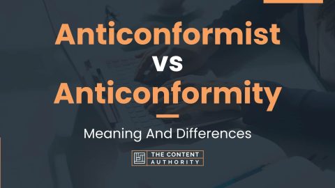 Anticonformist vs Anticonformity: Meaning And Differences
