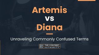 Artemis vs Diana: Unraveling Commonly Confused Terms