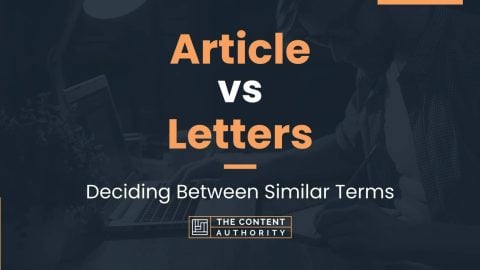 research article vs letter