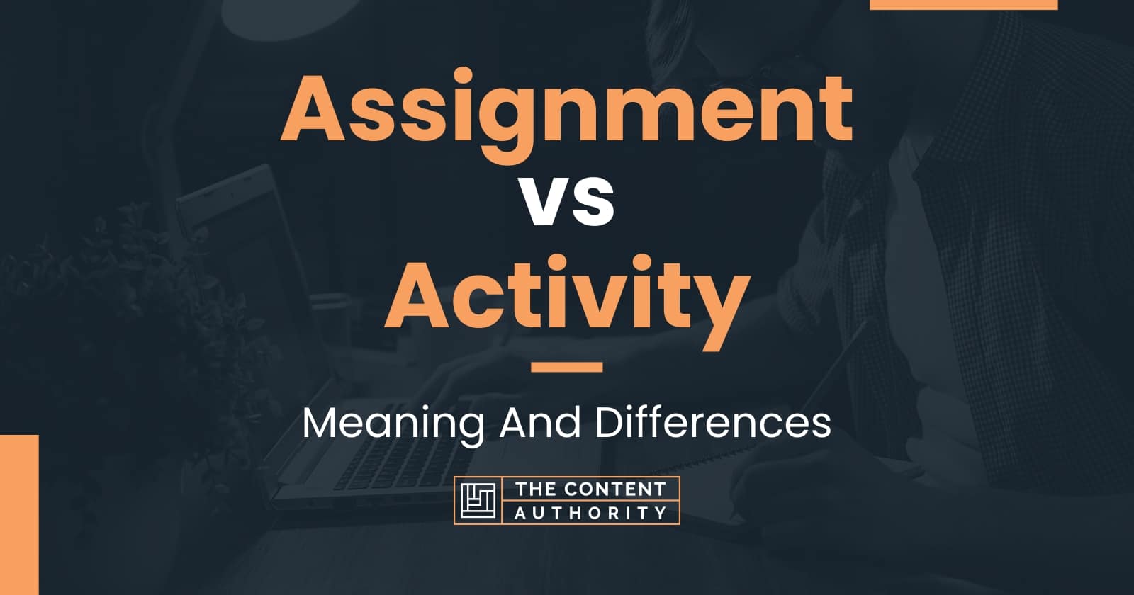 exercise vs assignment