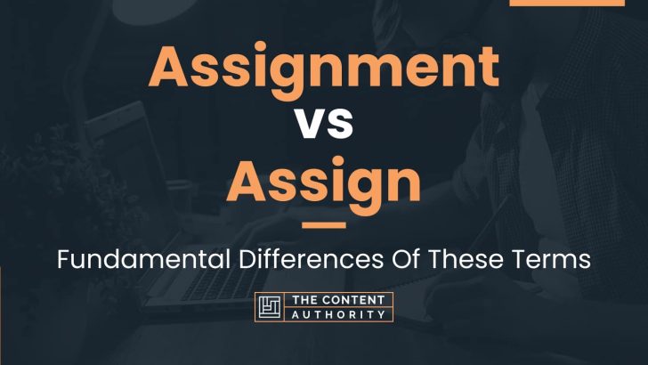 assignment vs assignment and assumption