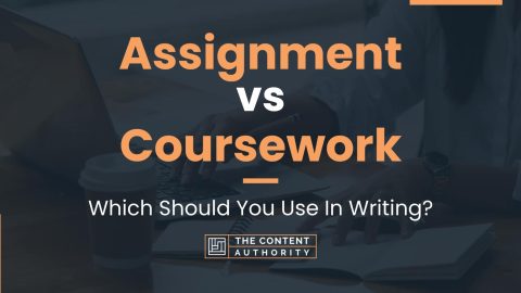 what is the difference between coursework and assignment