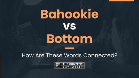 Bahookie vs Bottom: How Are These Words Connected?