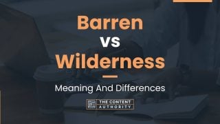 Barren vs Wilderness: Meaning And Differences