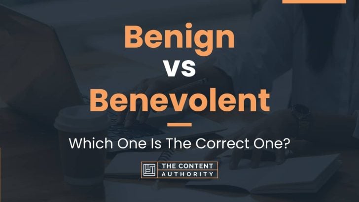 Benign vs Benevolent: Which One Is The Correct One?