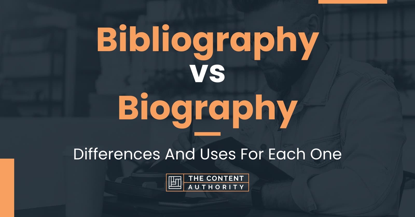 biography vs bibliography