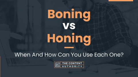 Boning vs Honing: When And How Can You Use Each One?