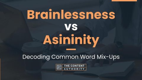 Brainlessness vs Asininity: Decoding Common Word Mix-Ups