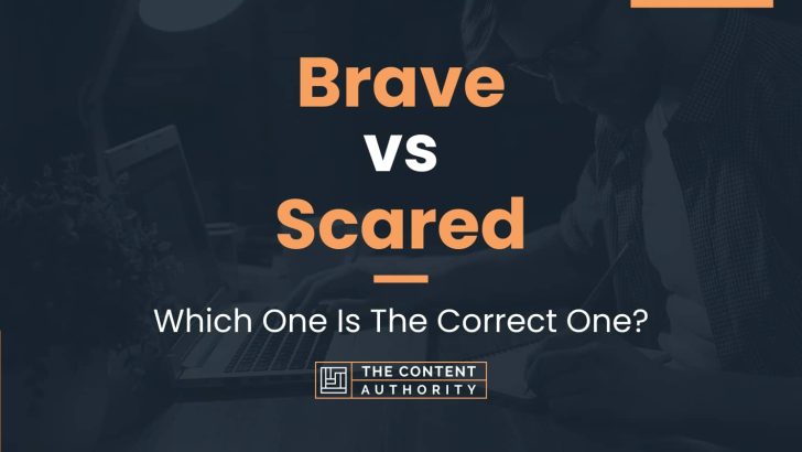 Brave vs Scared: Which One Is The Correct One?