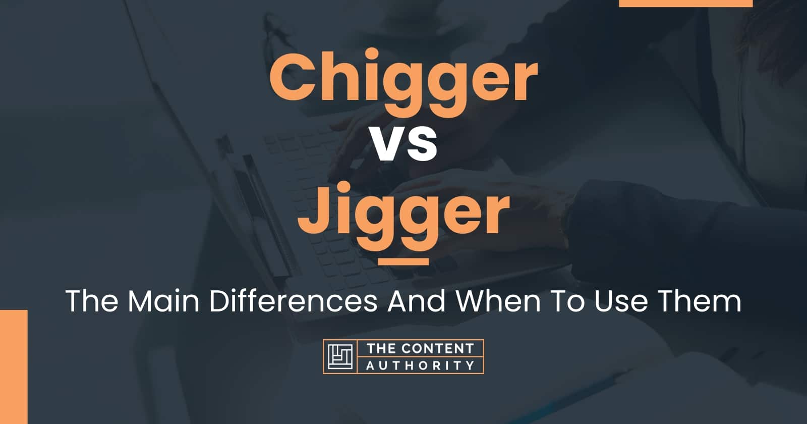 Chigger vs Jigger The Main Differences And When To Use Them