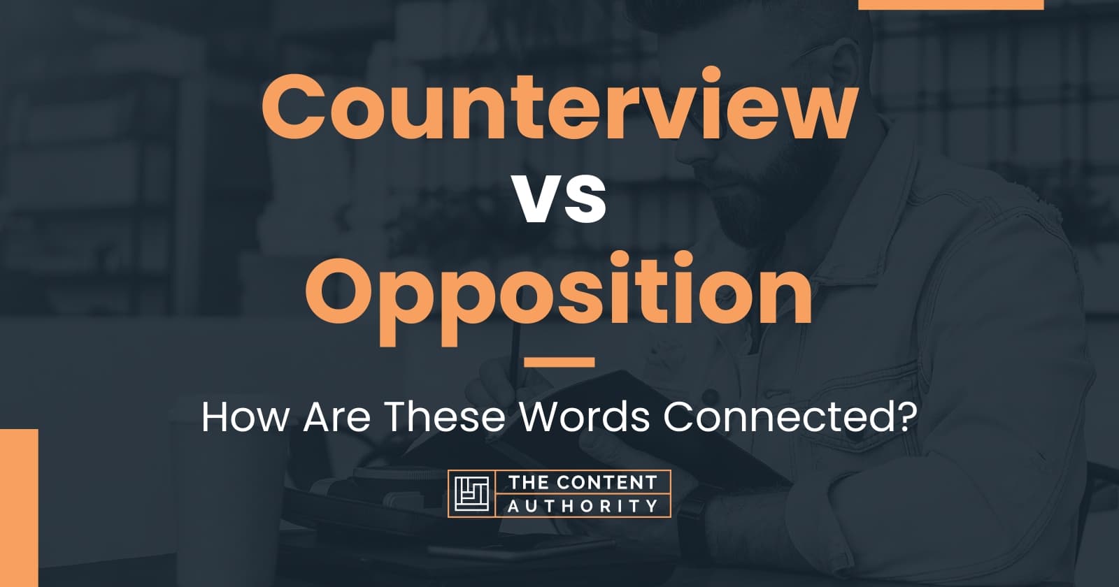 speech writing or view counterview