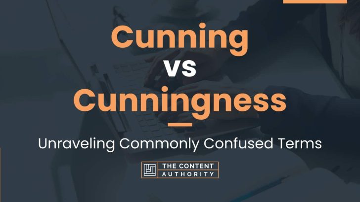 Cunning vs Cunningness: Unraveling Commonly Confused Terms