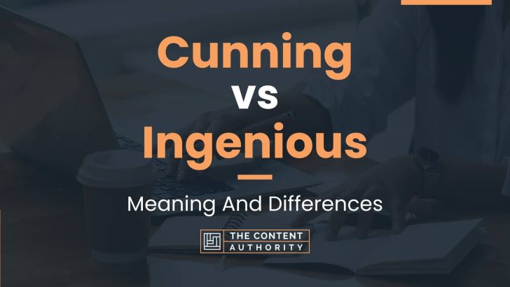 Cunning vs Ingenious: Meaning And Differences