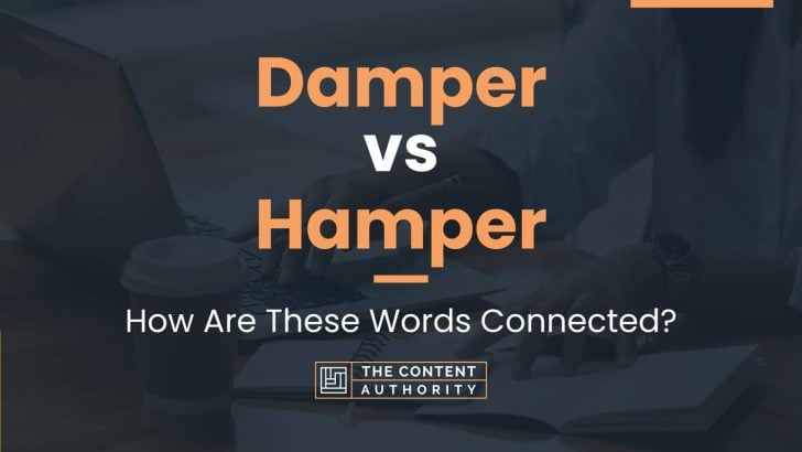 Damper vs Hamper: How Are These Words Connected?