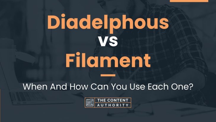 Diadelphous vs Filament: When And How Can You Use Each One?