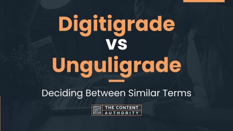 Digitigrade vs Unguligrade: Deciding Between Similar Terms