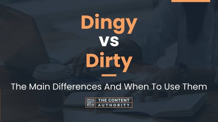 Dingy vs Dirty: The Main Differences And When To Use Them