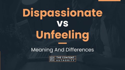 Dispassionate vs Unfeeling: Meaning And Differences