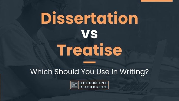 dissertation and treatise