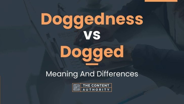 Doggedness vs Dogged: Meaning And Differences