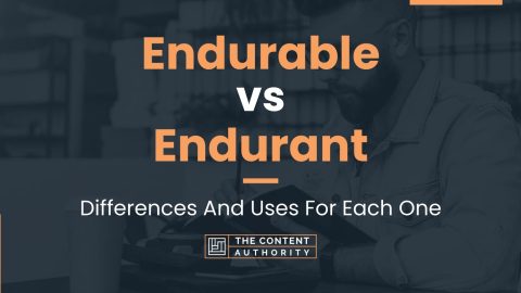 Endurable Vs Endurant: Differences And Uses For Each One