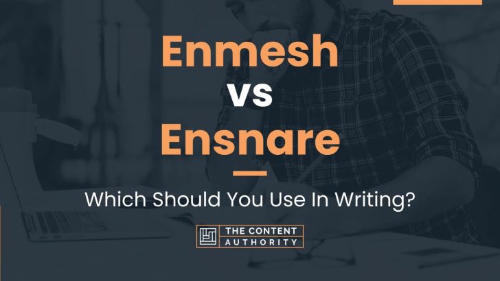 Enmesh vs Ensnare: Which Should You Use In Writing?