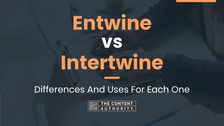 Entwine vs Intertwine: Differences And Uses For Each One