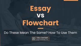 flow chart vs essay