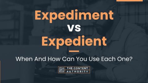 Expediment vs Expedient: When And How Can You Use Each One?