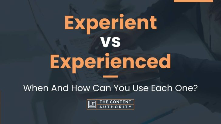 Experient vs Experienced: When And How Can You Use Each One?