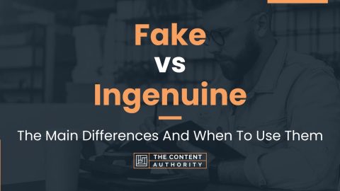 Fake Vs Ingenuine The Main Differences And When To Use Them Hot Sex