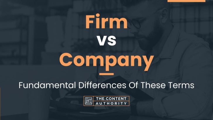 Firm vs Company: Fundamental Differences Of These Terms
