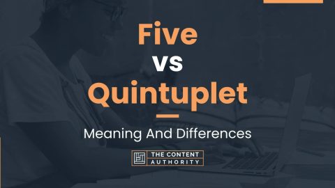 Five vs Quintuplet: Meaning And Differences