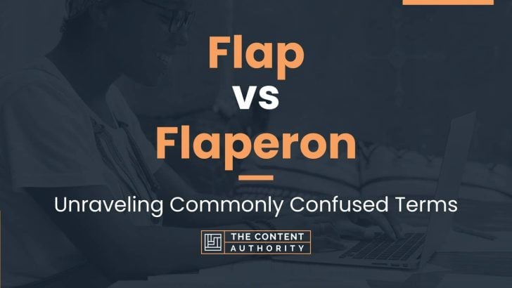 Flap vs Flaperon: Unraveling Commonly Confused Terms