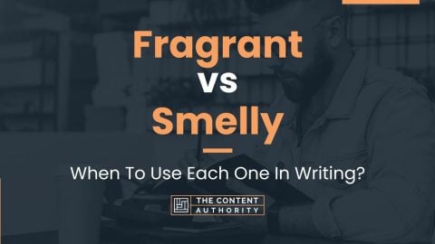 Fragrant vs Smelly: When To Use Each One In Writing?