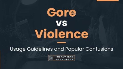 Gore vs Violence: Usage Guidelines and Popular Confusions