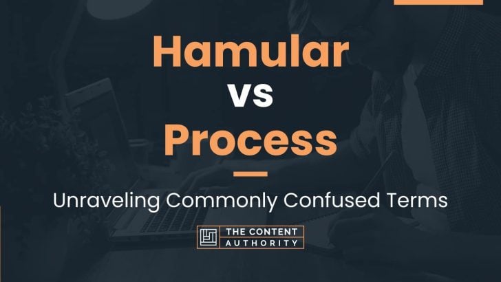 Hamular vs Process: Unraveling Commonly Confused Terms