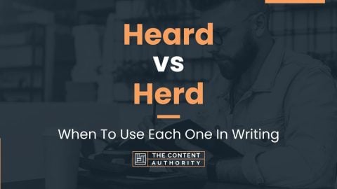 Heard vs Herd: When To Use Each One In Writing