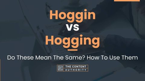 Hoggin vs Hogging: Do These Mean The Same? How To Use Them