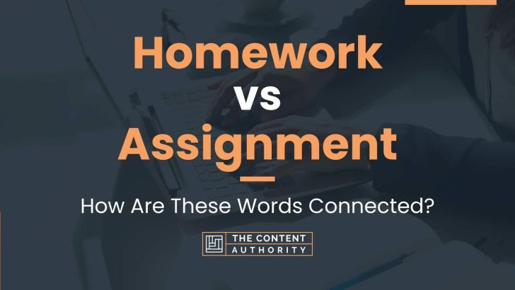 the difference between homework and assignment