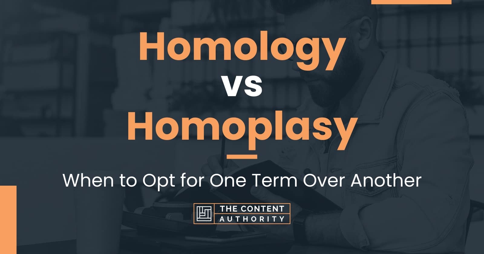 Homology vs Homoplasy: When to Opt for One Term Over Another