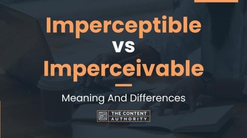 Imperceptible vs Imperceivable: Meaning And Differences