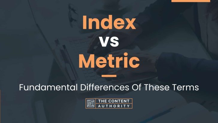 Index vs Metric: Fundamental Differences Of These Terms