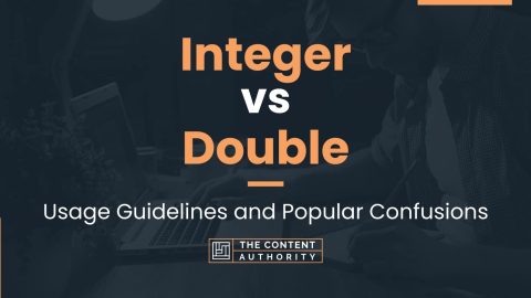 Integer vs Double: Usage Guidelines and Popular Confusions